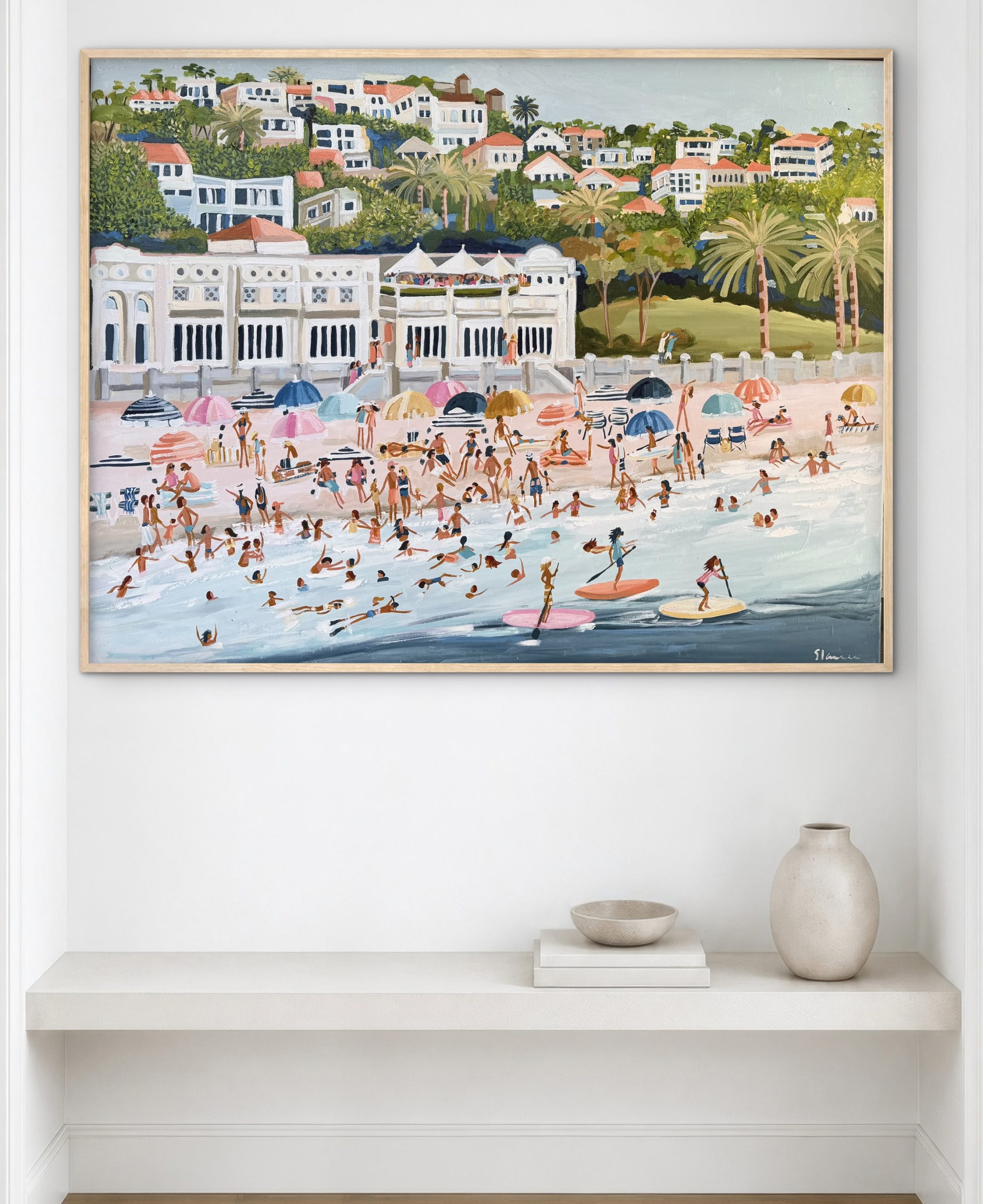 Balmoral Bathers 126x96cm framed - Image 5