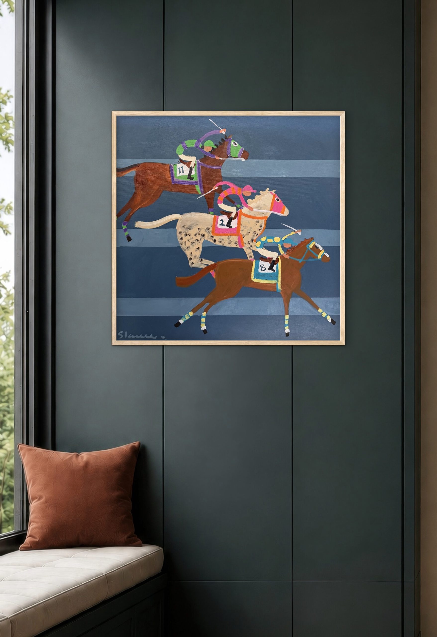 Horse Racing three horse race