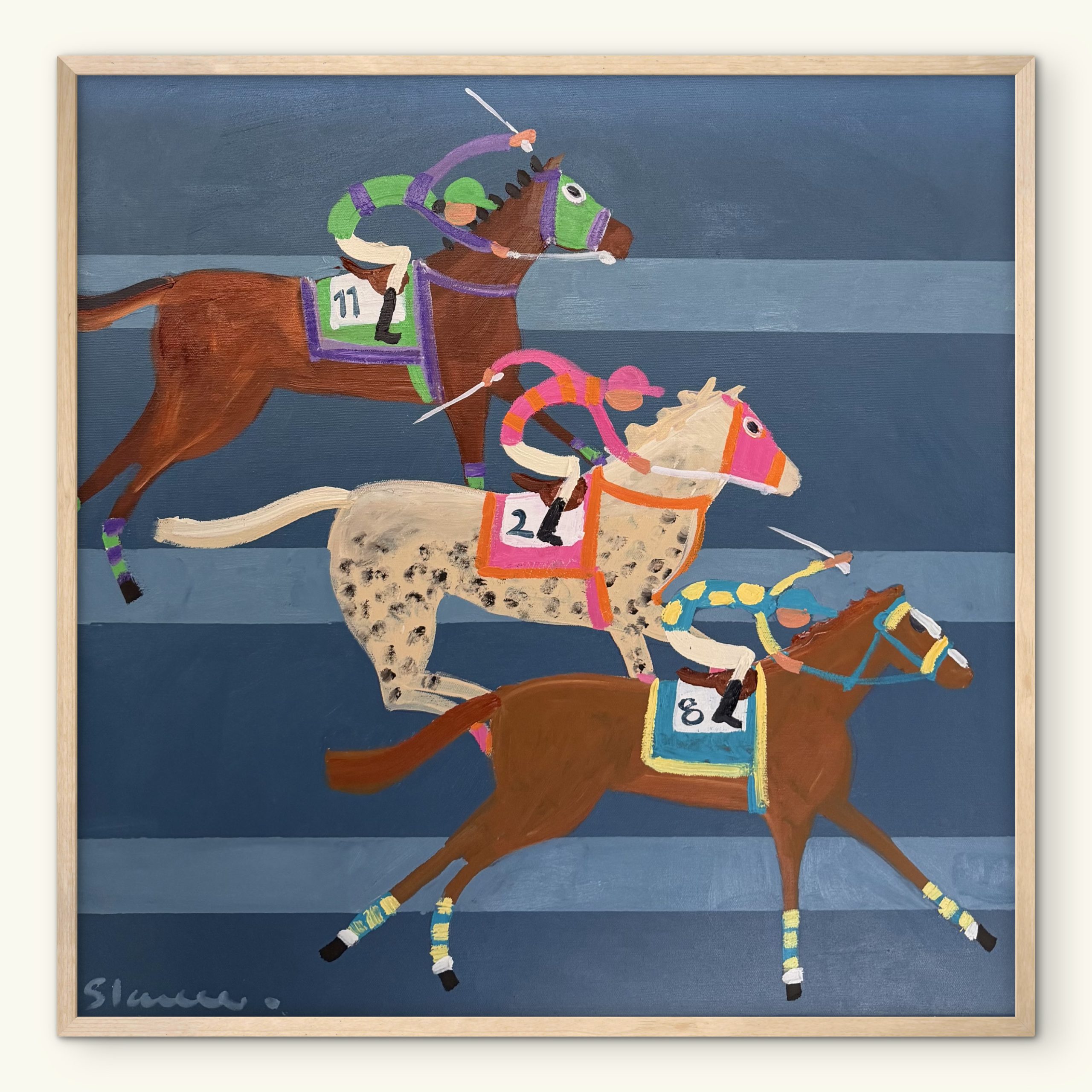 Three horse race