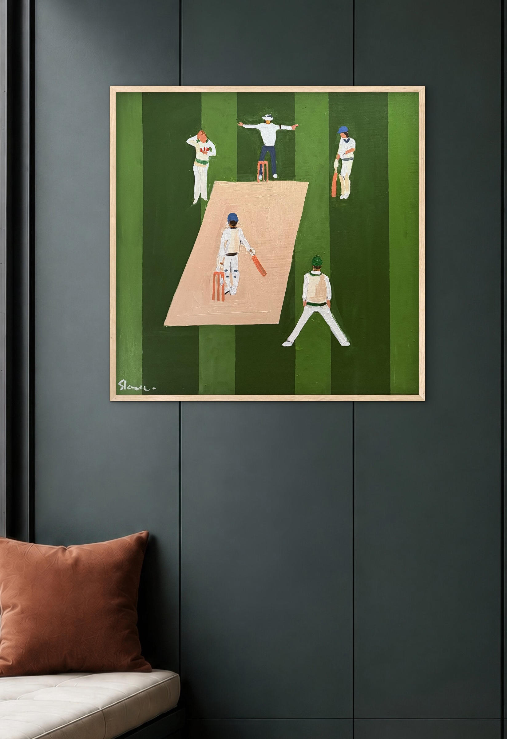 Umpire calls wide