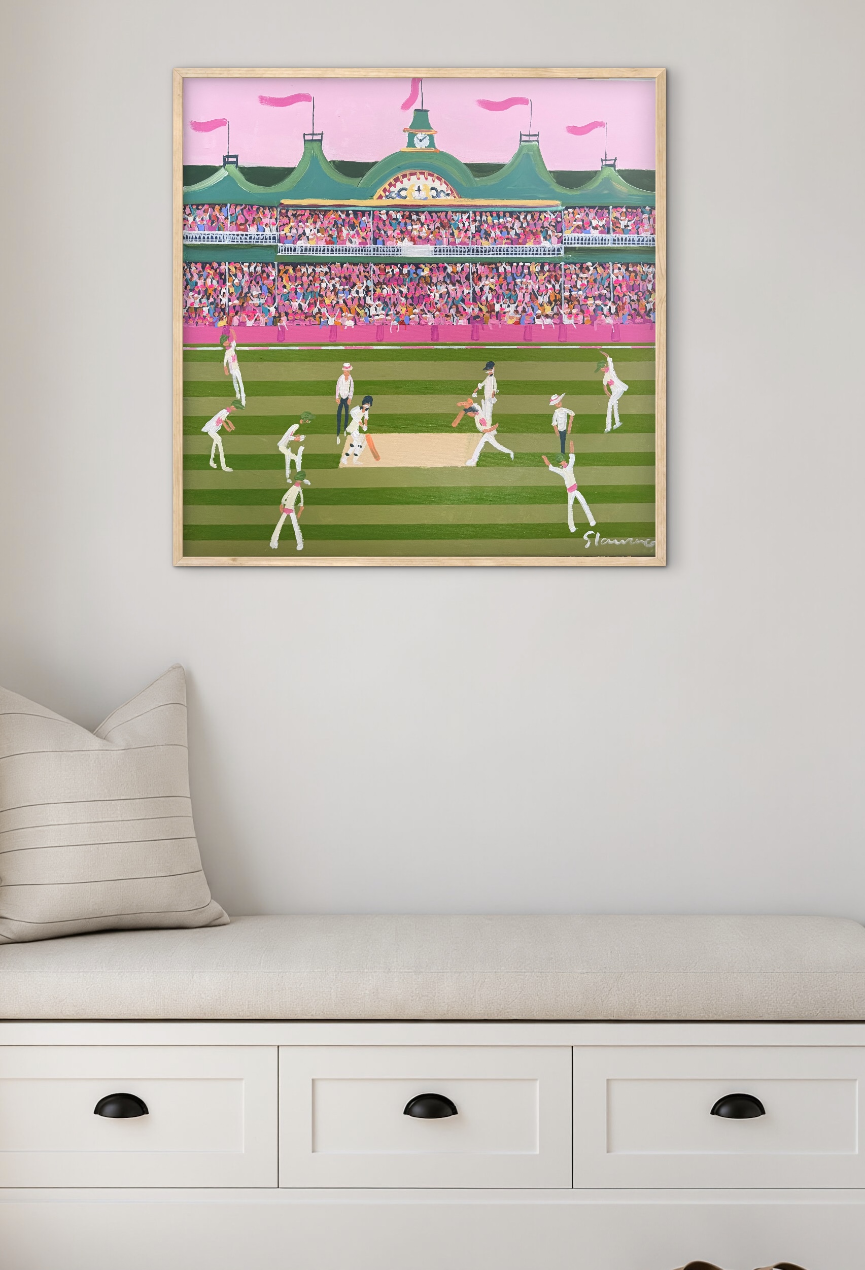 cricket Scg test pink