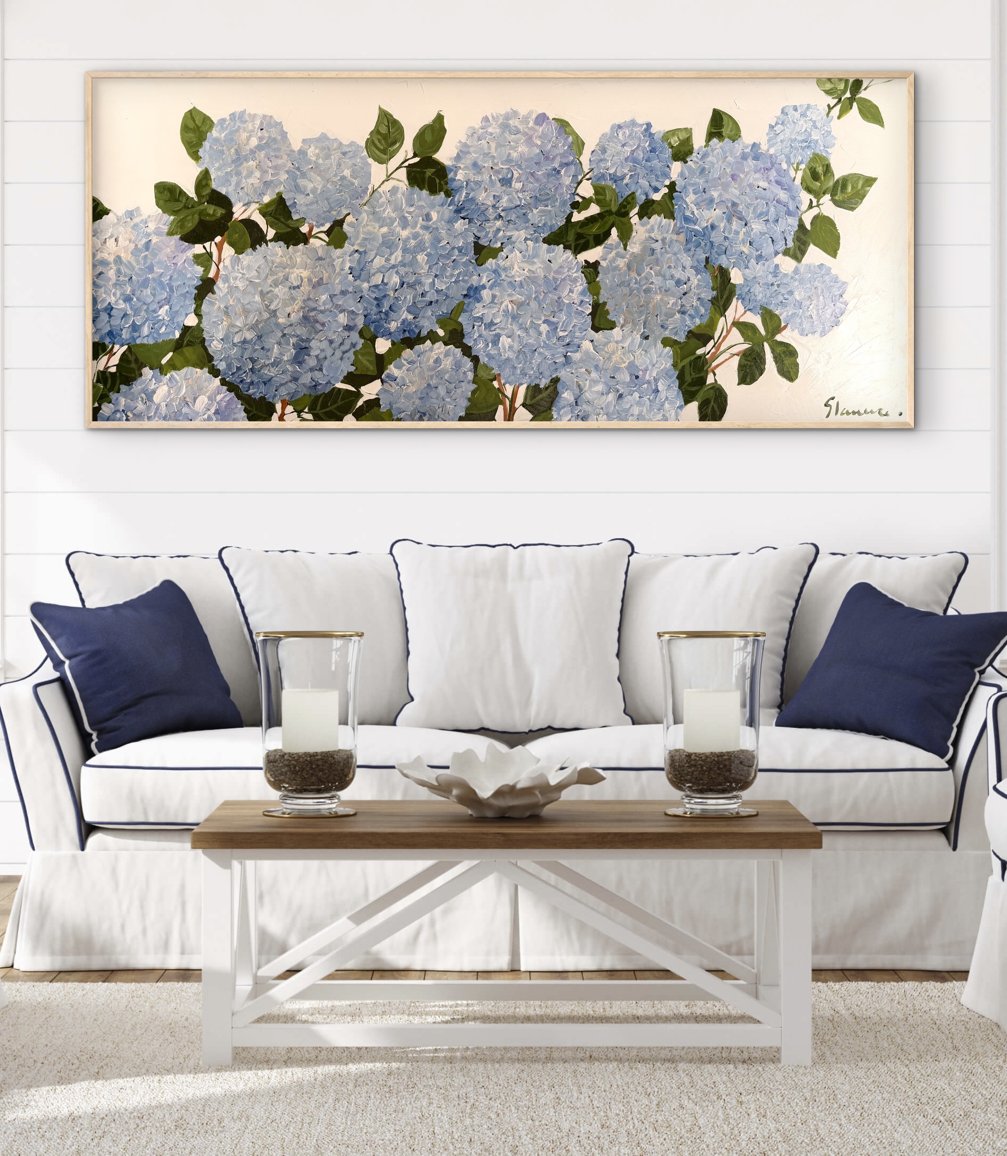 Blue Hortensia