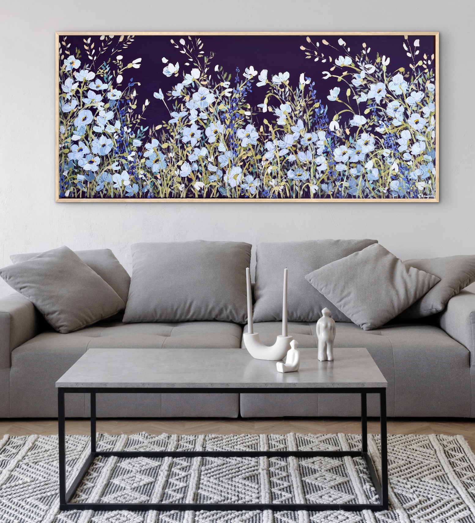 Blue flowers