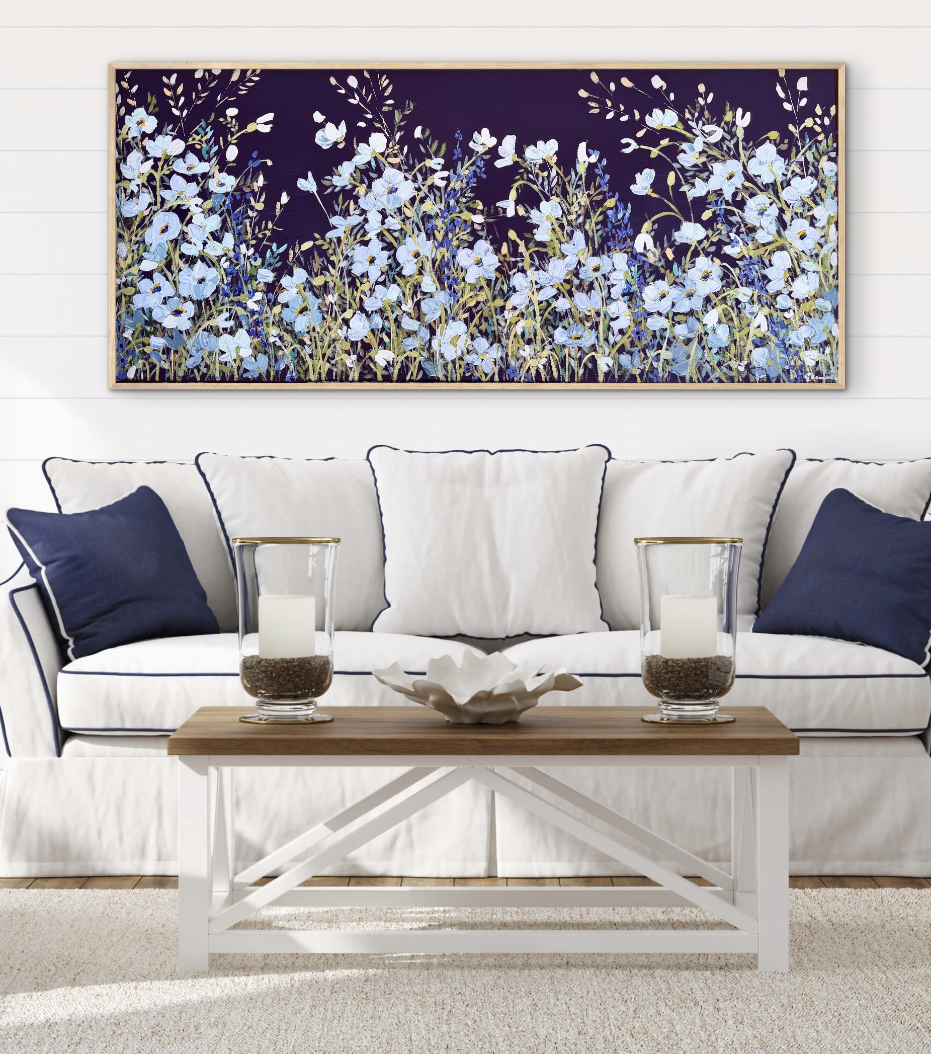 Blue flowers