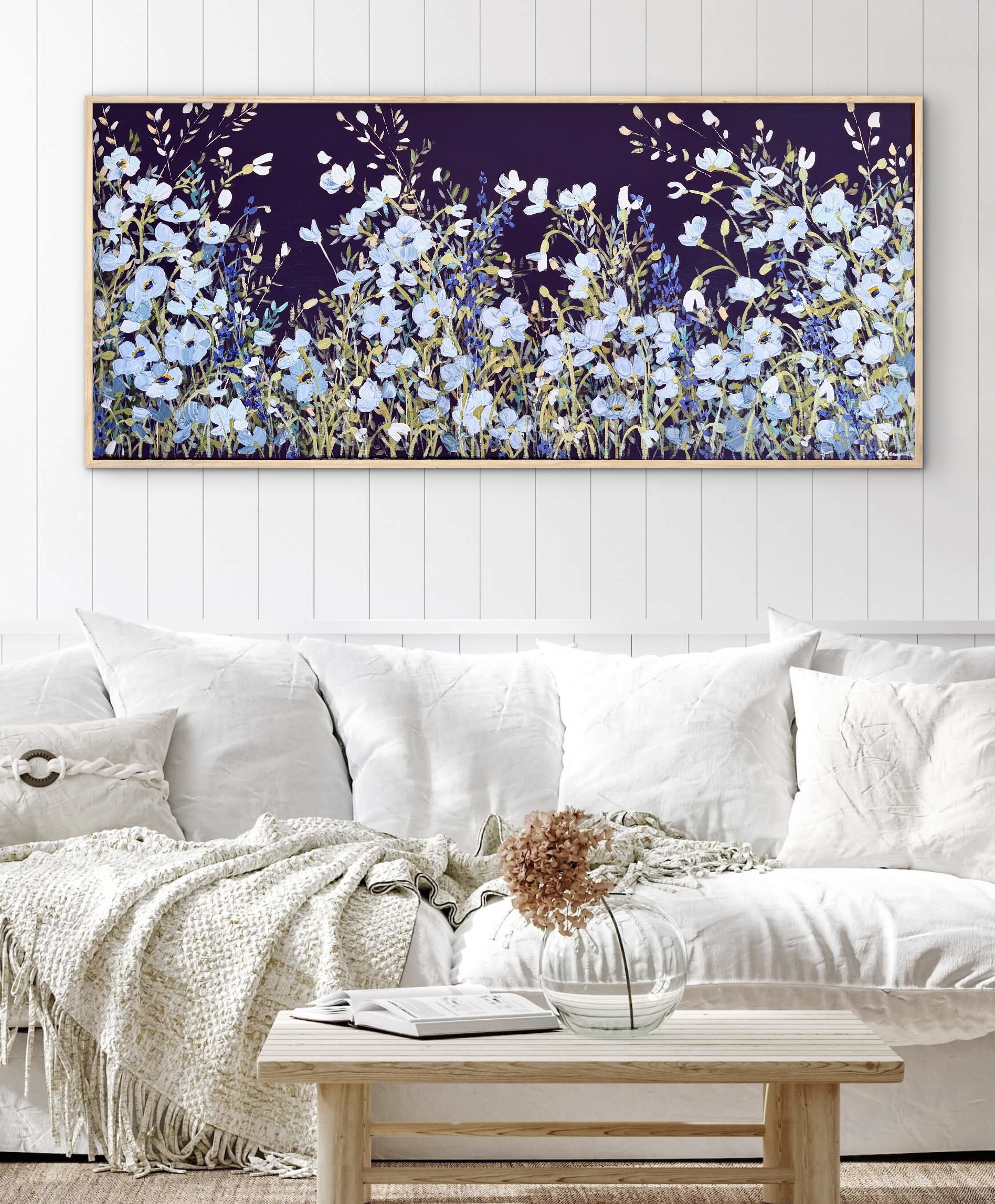 Blue flowers