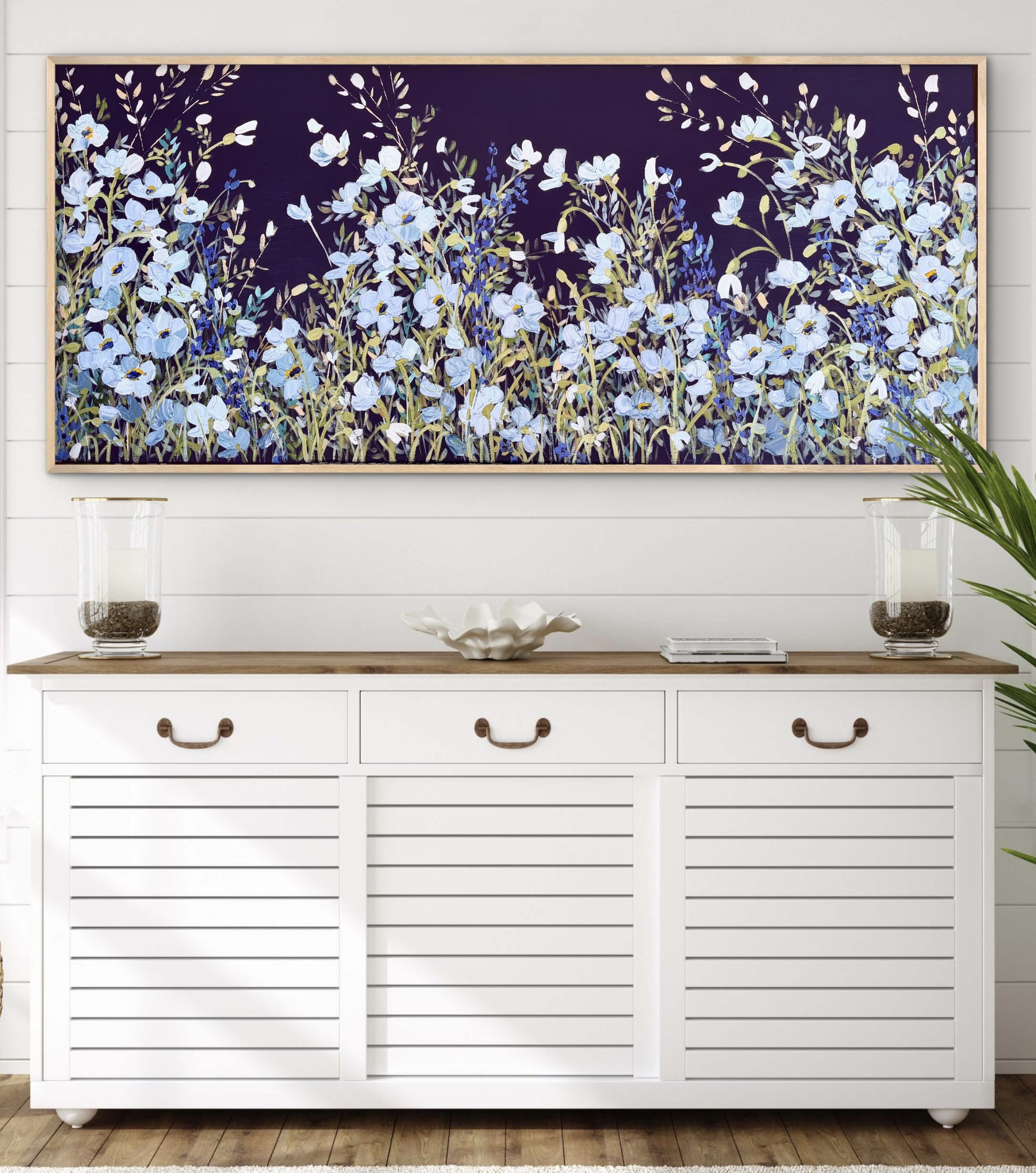 Blue flowers